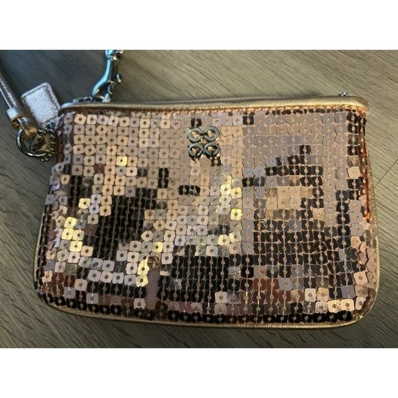 Coach sequin wristlet - Picture 2 of 6